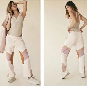 Free People Movement Flurry Beach Color Block Pants
